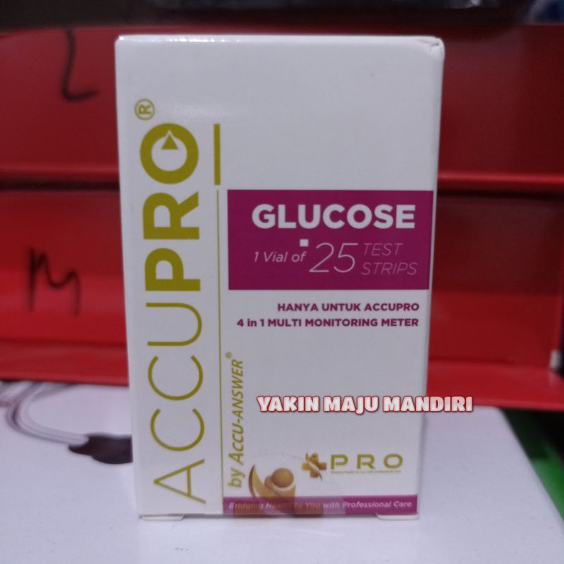 Strip Gula Darah ACCUPRO Glucose Test Strips