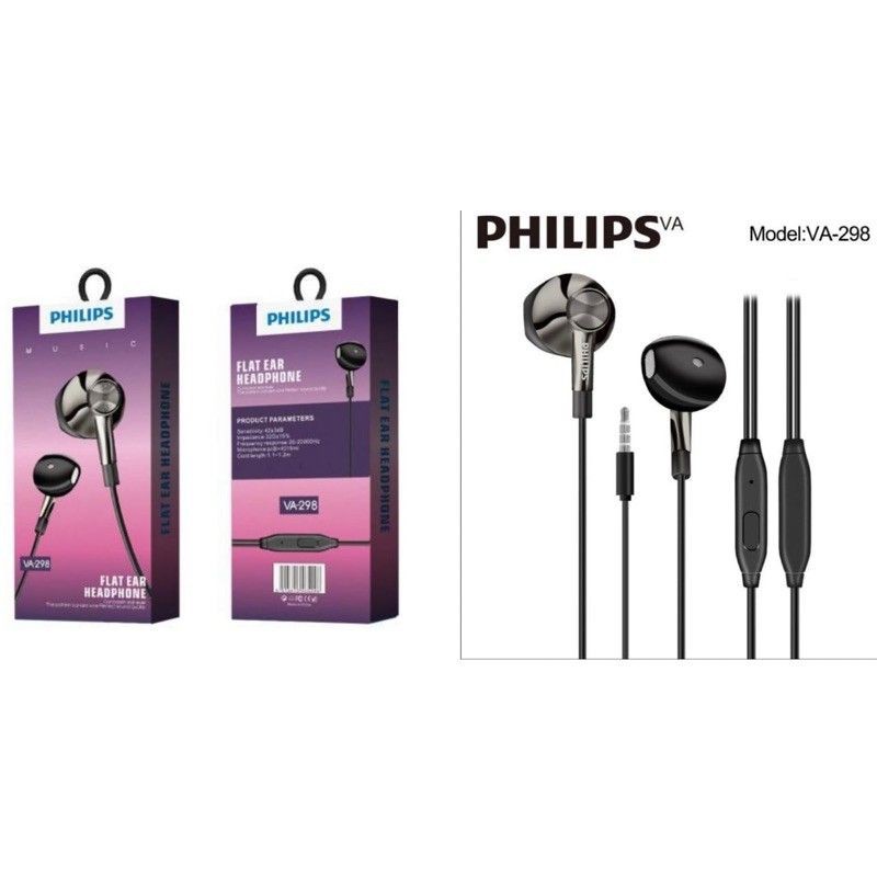 Headset PHILIPS VA-298 BASS Handsfree PHILIPS VA298 BASS Earphone PHILIPS VA-298 MEGA BASS