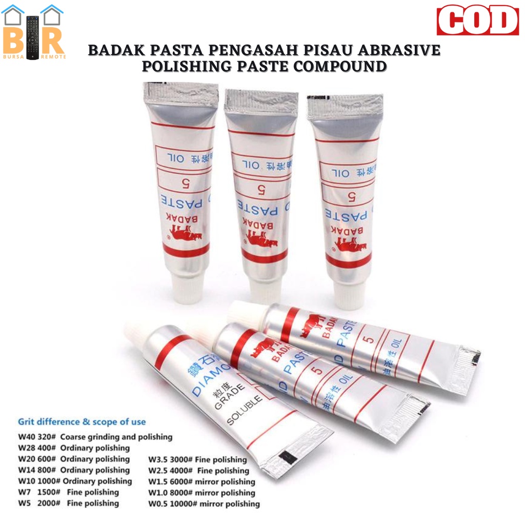 Badak Pasta Abresive Pasta Pemoles Pengasah Berlian Paste Compound Metal Knife Grinding