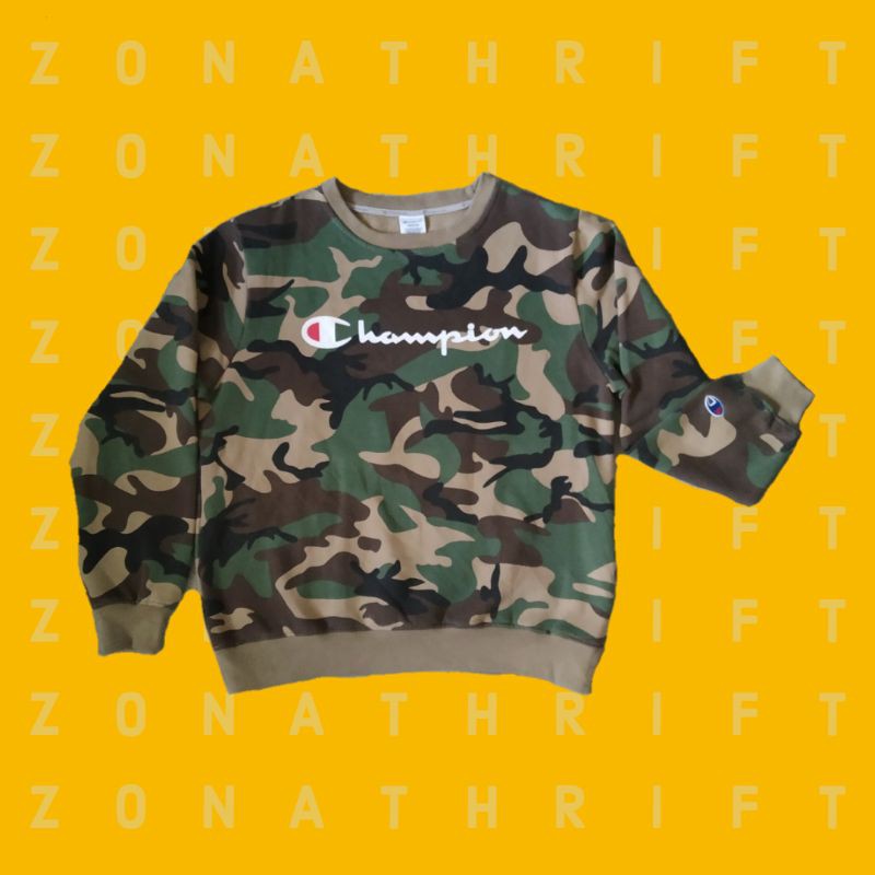 Crewneck Champion Camo Second