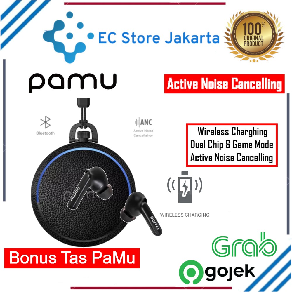 PaMu Quiet Dual Chip Active Noise Cancelling TWS True Wireless EarBuds ANC