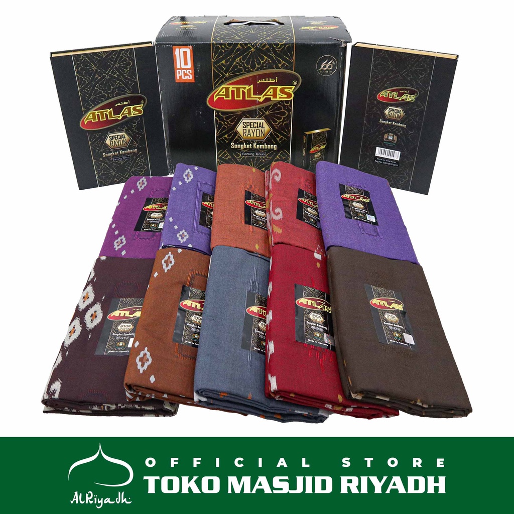 Sarung Atlas Motif Special Spesial Rayon Songket Kembang