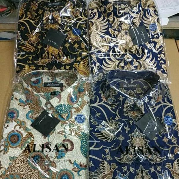Alisan batik lengan pendek size 14.5 - 16