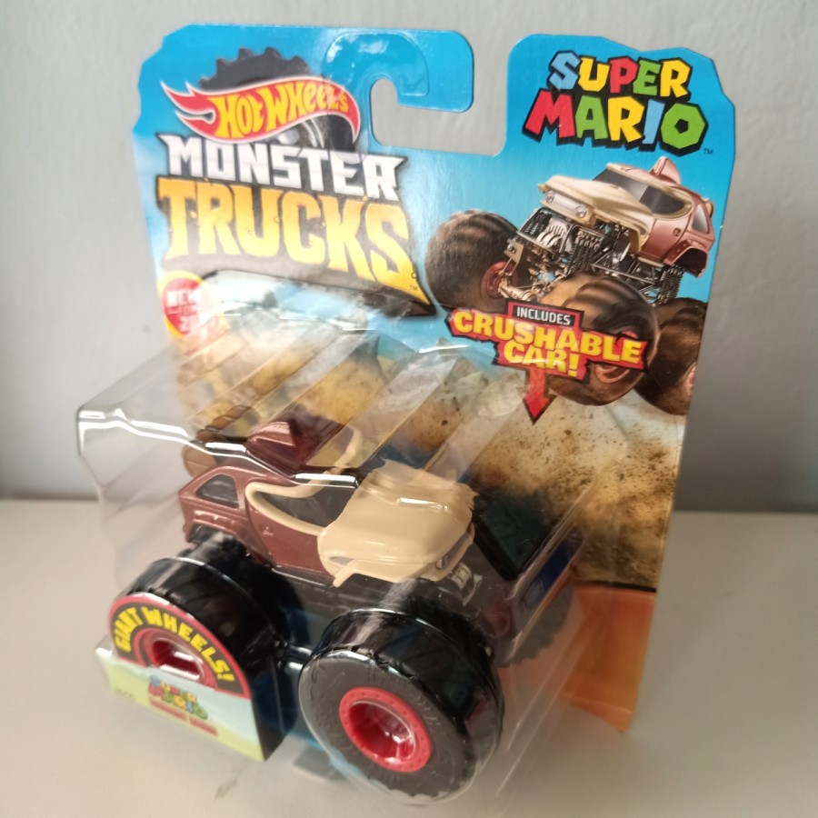 Hot Wheels Monster Trucks - Super Mario Donkey Kong - Hotwheels Truck Original