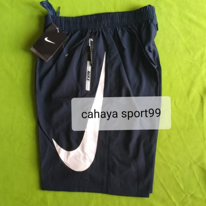 Celana Pendek Parasut Olahraga Nike - Navy