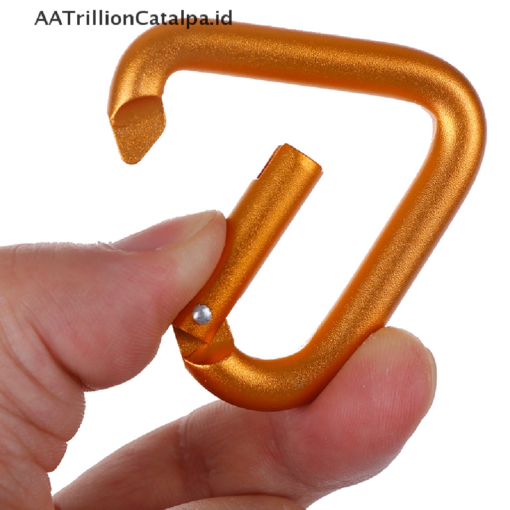 Aatrillioncatalpa 1PC Carabiner Bentuk Segitiga Untuk Campinghikingoutdoor