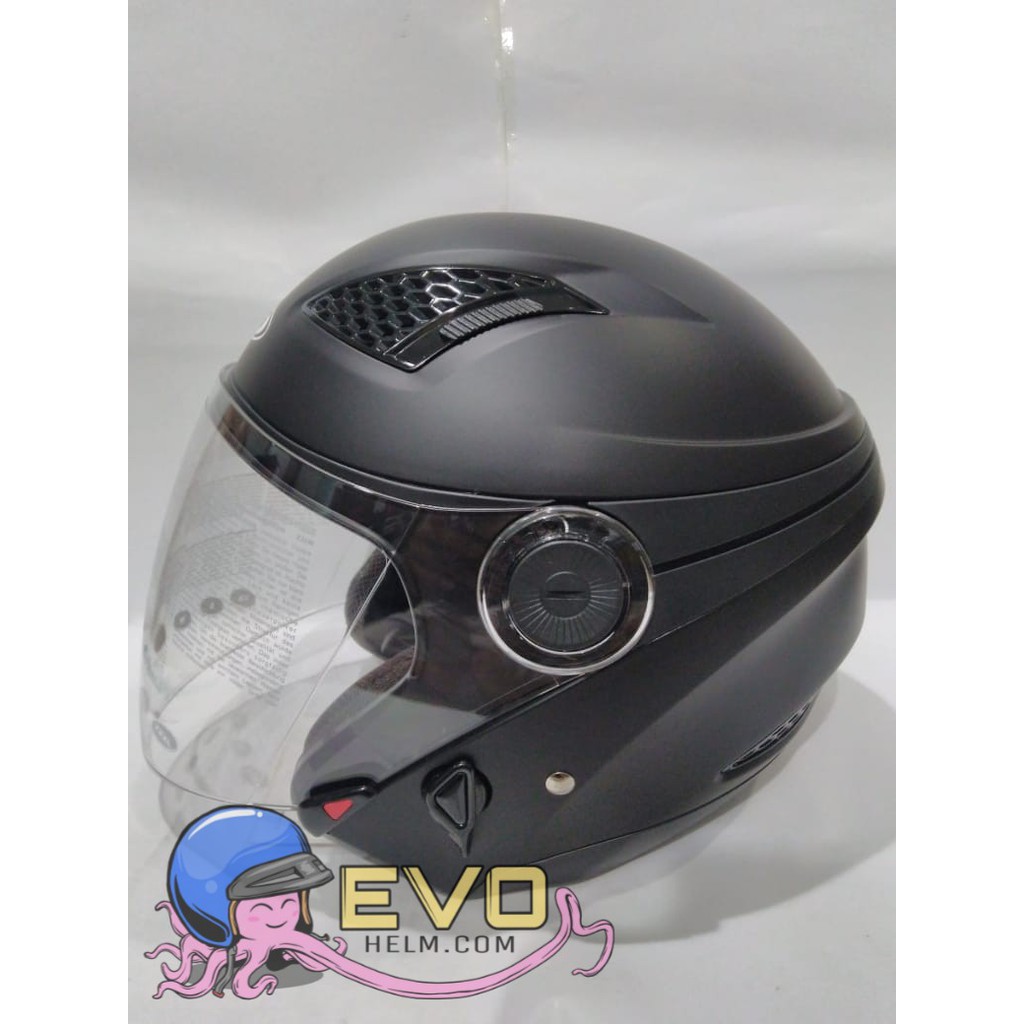 HELM ZEUS ZS - 610 SOLID - MATT BLACK