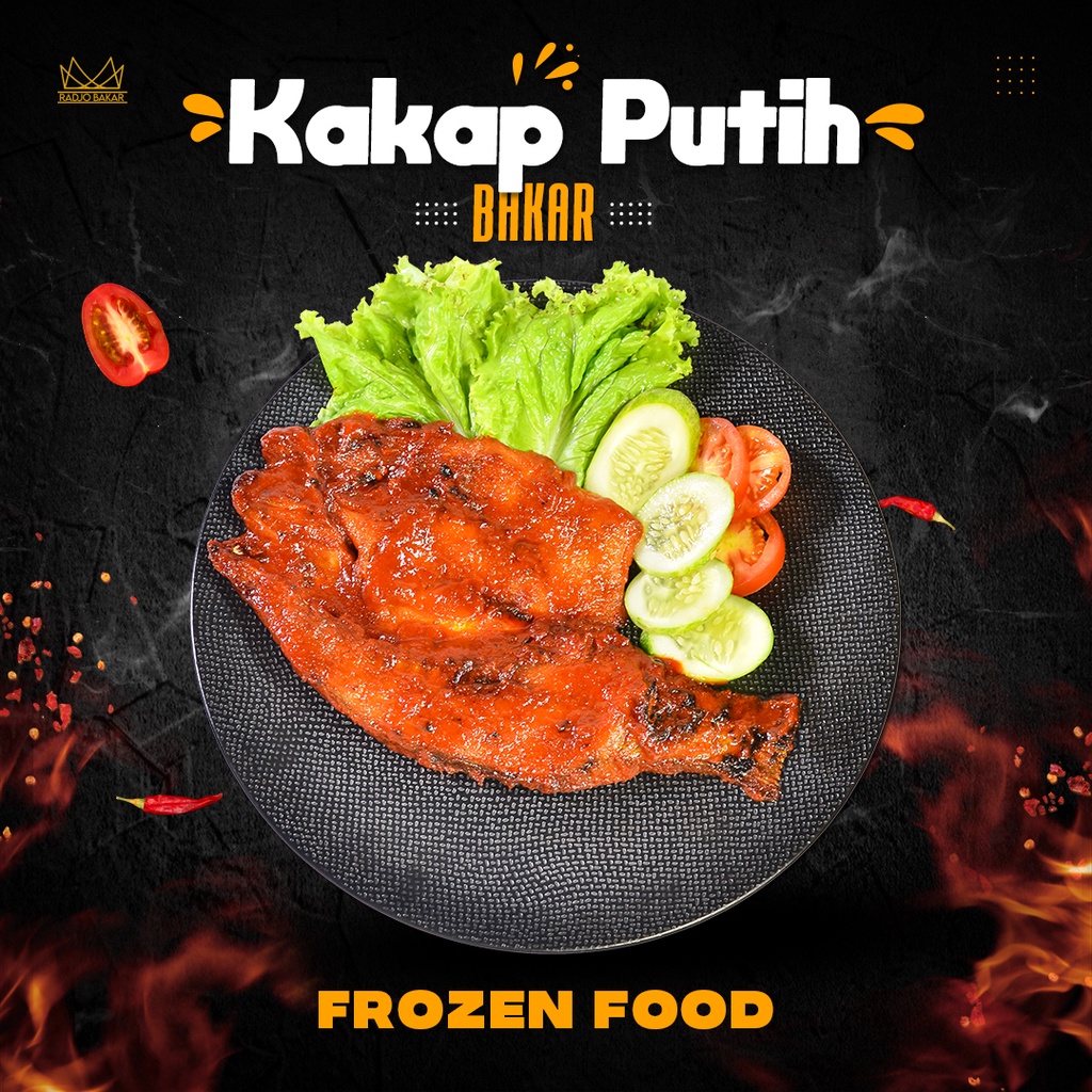 Frozen Food Kakap Putih Bakar Makanan Beku Radjo Bakar