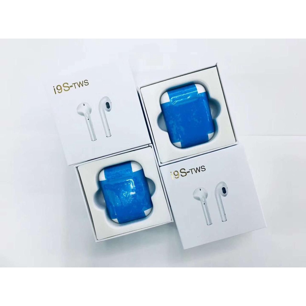 MINIGO I9S Tws Headset Bluetooth Earphone i9S Bluetooth BT i9 S Mini Wireless Stereo Audio Music Box Original import premium quality