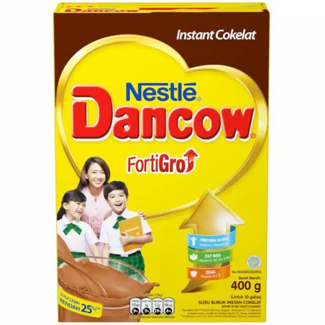 

Susu Formula Instant Coklat Dancow Fortigro 400gr