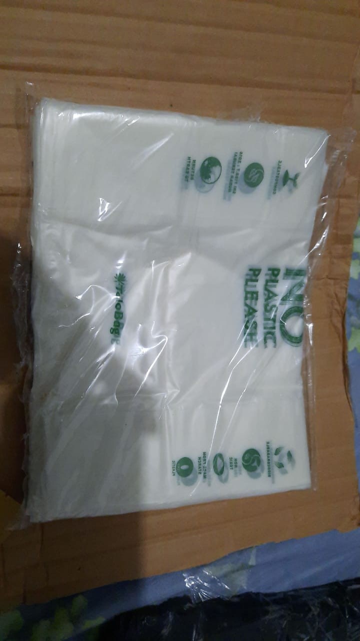 Kantong (24x39cm) Ramah Lingkungan Dari Singkong - Produk Indonesia