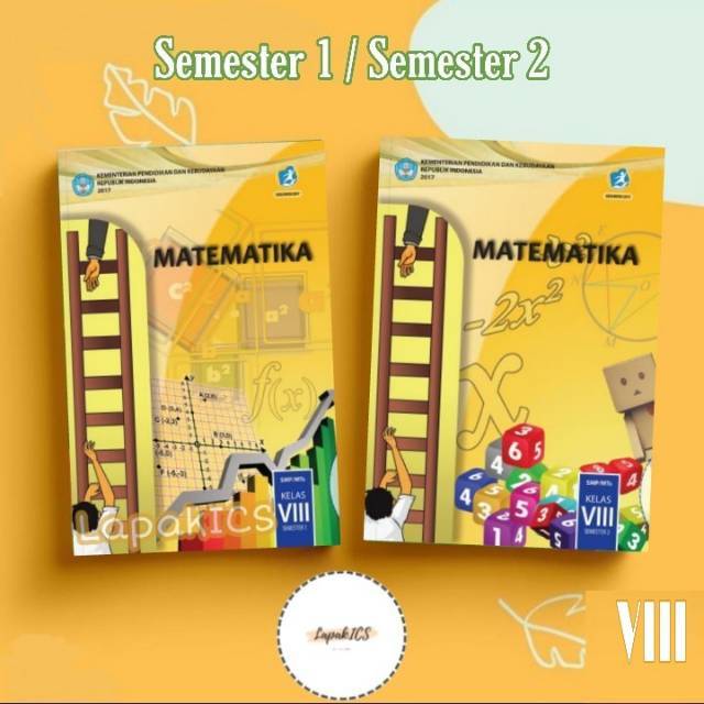 Jual Paket Buku Matematika SMP Kelas 8 Semester 1 dan 2 