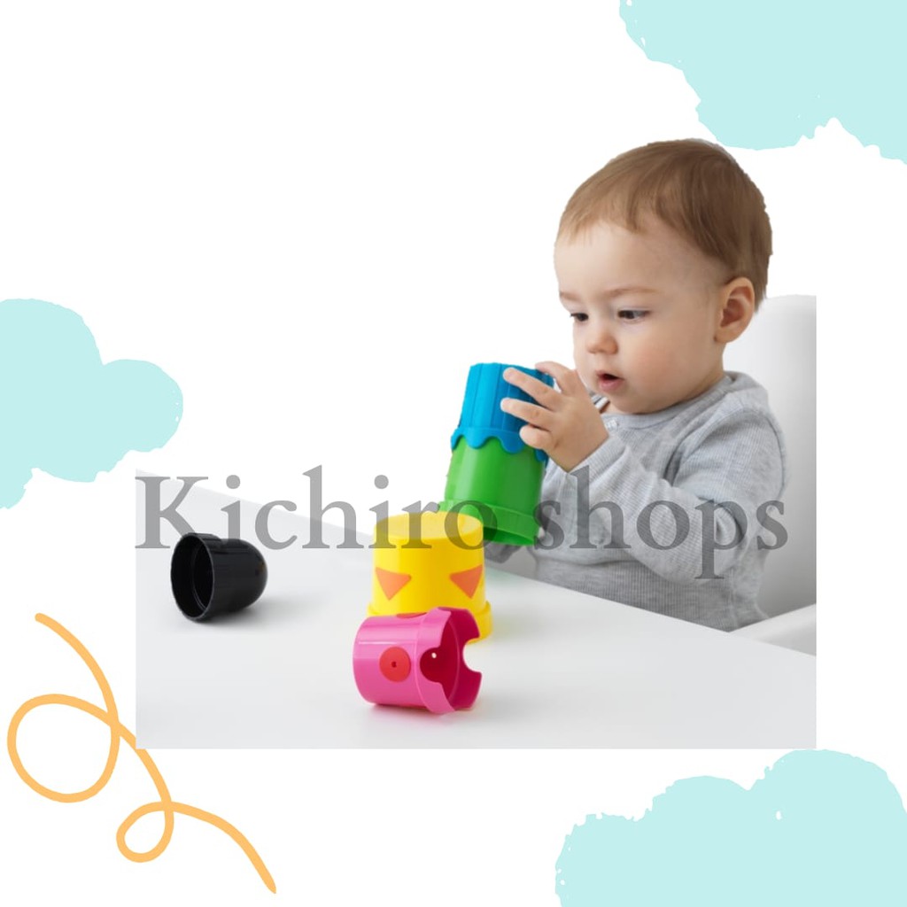 Mula Build Beakers 1KEA/ Mainan Edukatif - Kichiro Shops