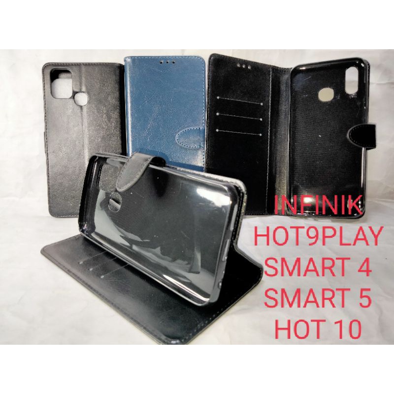 SILIKON DOMPET HP FLIP COVER, INFINIK HOT9PLAY,HOT10, SMART4, SMART 5,INFINIK SMART 6