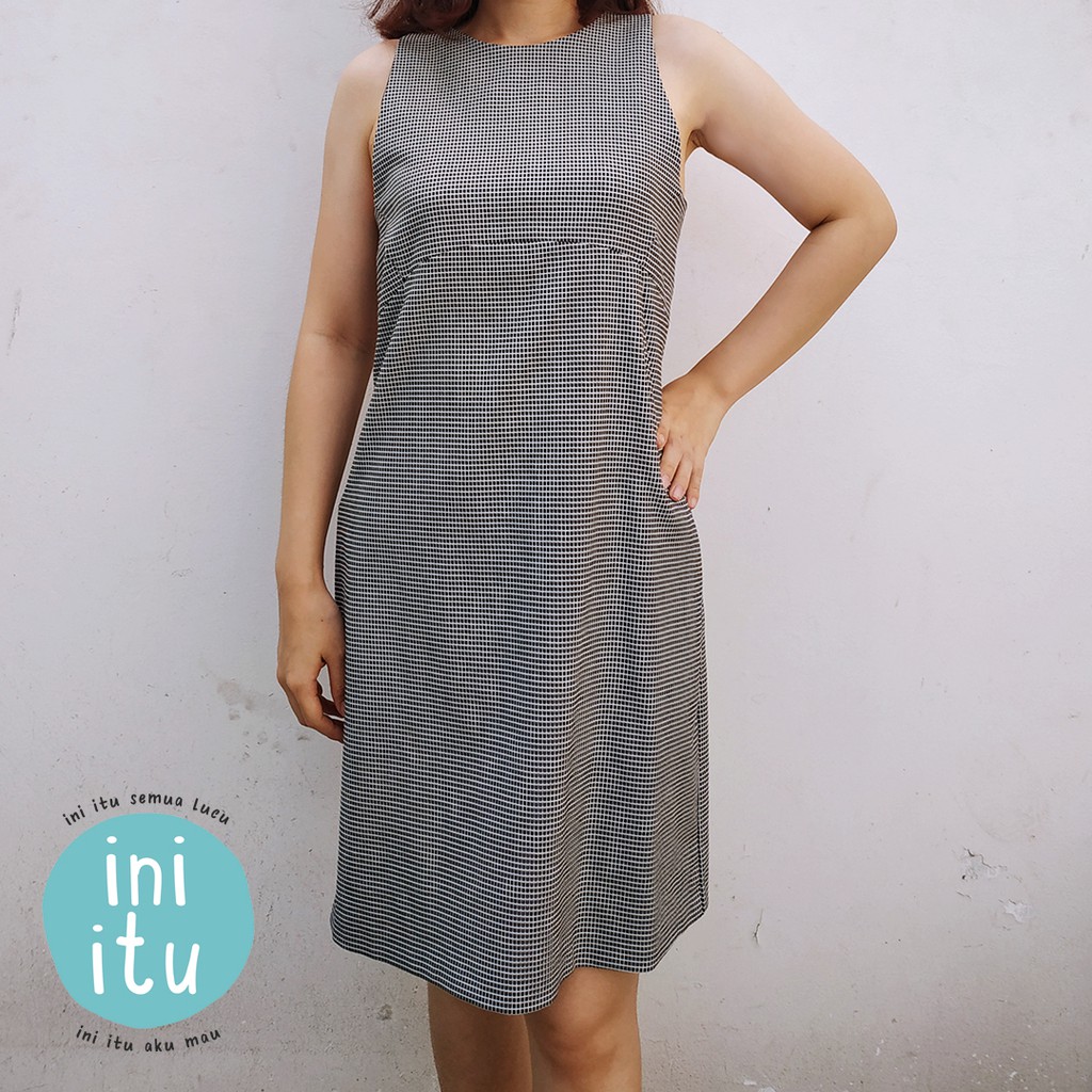 [PRELOVED] Dress Kotak-Kotak