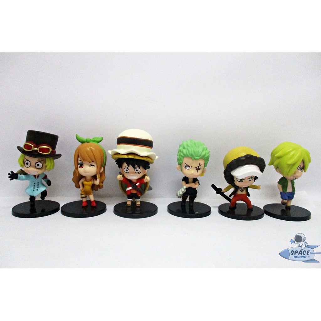 Figure Mainan pajangan One Piece Movie Stampede Luffy Sabo Zoro