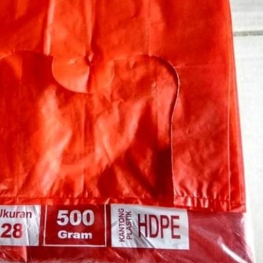 ♝ merah 28 |kantong plastik|kresek merah|plastik kresek merah ➻