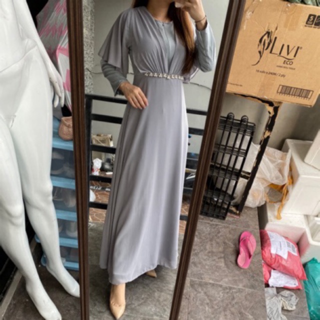 ( VM ) - Vanesha Margaretta - 621#/New Gamis Fashion Muslim// Fashion Hijab / Busui dan Bumil Friendly