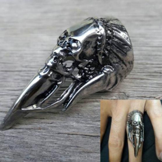 skull ring apche panjang  keren <