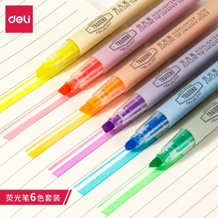 HIGHLIGHTER STABILO WARNA DELI S731 PENANDA PEWARNA TULISAN MURAH