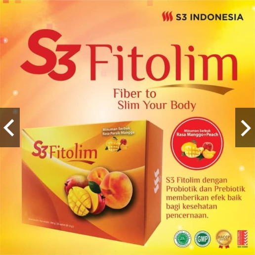 S3 FITOLIM ASLI 20 SACHET # S3 FITOLIM # DIET DETOX # PELANGSING HERBAL