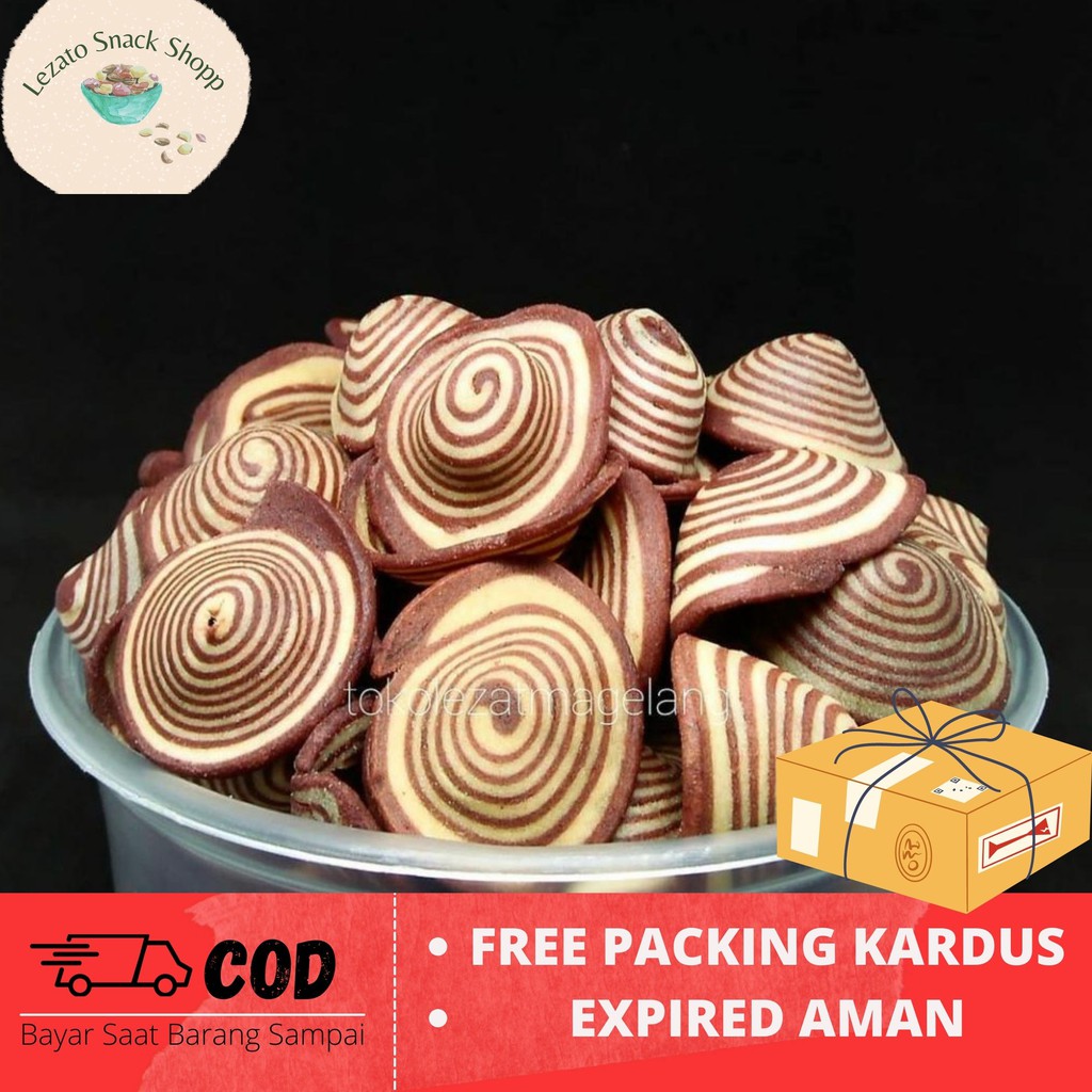 

Terlaris Kuping Gajah Coklat Renyah dan Gurih Renyah Kemasan 250 gr Jajanan jadul zaman now