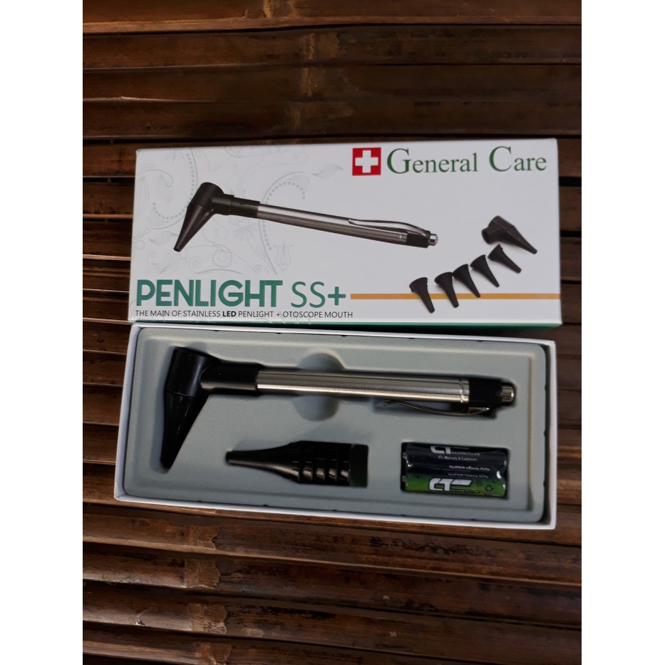 Otoscope With PenLight LED / Otoskop GC / Periksa Mulut dan Telinga