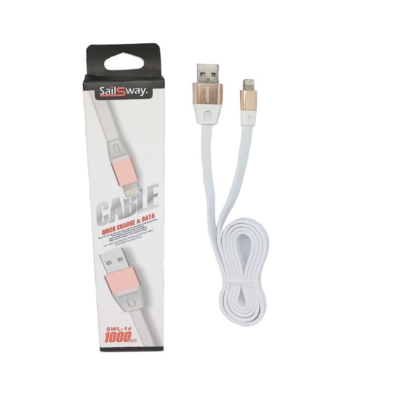 KABEL DATA CHARGER PREMIUM QUALITY SAILSWAY SWL-14 FOR IPHONE