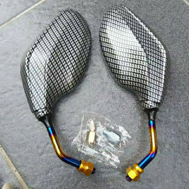 SPION CLICK HMA CARBON TANGKAI TWOTONE BEAT VARIO NMAX AEROX DLL