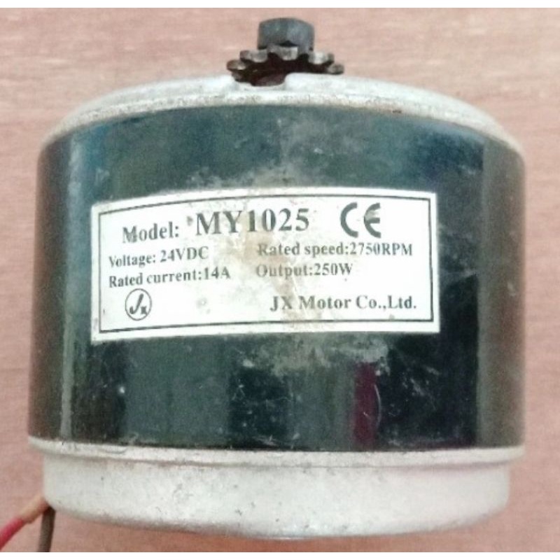 Dc Motor 24V 2750Rpm Ex Scuter/Sepeda Listrik