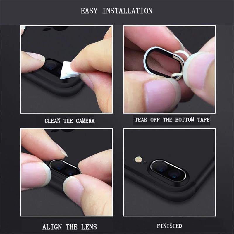 Ring Camera iPhone 7 PLUS / 8 PLUS / Pelindung Kamera / Lens Protector