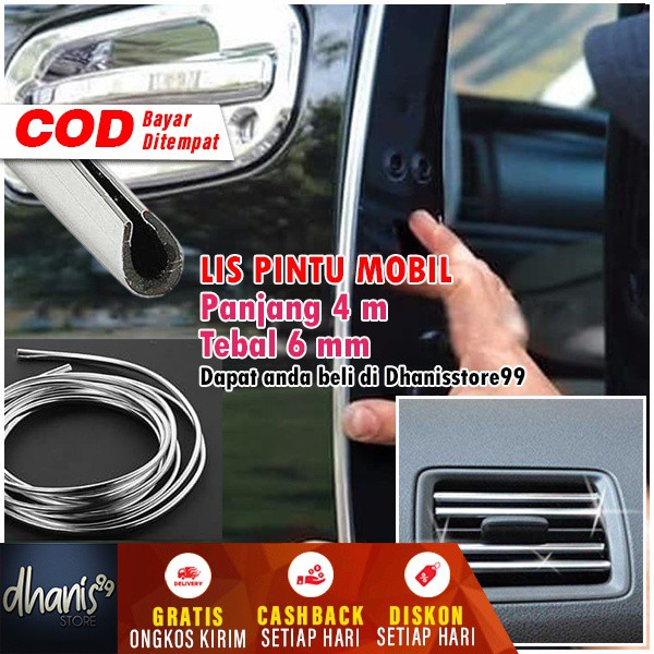 ➚PALING LARIS™ List Pintu Mobil Dekorasi Interior Murah Lis Car Door Protector Pelindung Pintu Aksesoris Mobil