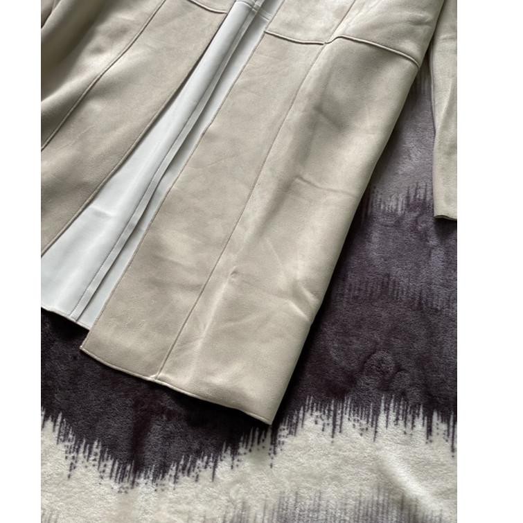 Best Seller.. LONG BLAZER IMPORT UNIQL STYLE OUTER SIMPLE WANITA BASIC SUEDE PREMIUM