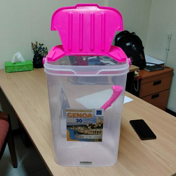 Aquarium es kelapa buah Toples gayung 30 liter Genoa Greenleaf