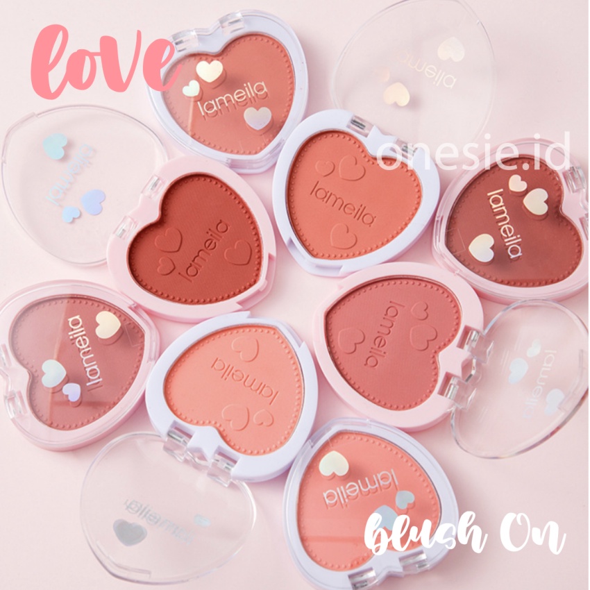 LAMEILA Love Natural Orange Peach Rouge Blush 4 Color Blush On LA058 5107