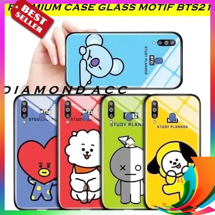 【TERBARU】 SAMSUNG GALAXY NOTE 10 PLUS PREMIUM Case Hp Glass MOTIF BTS21