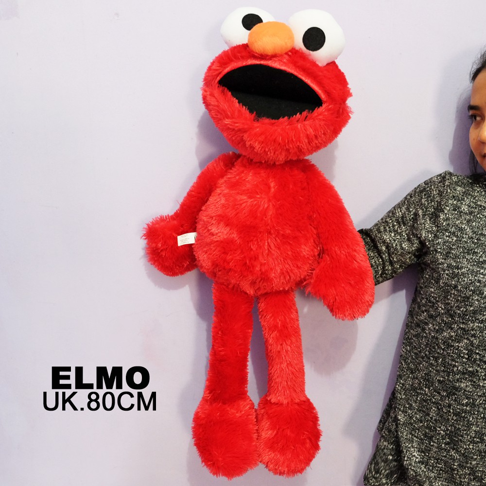 boneka elmo jumbo giant 70cm bahan lembut