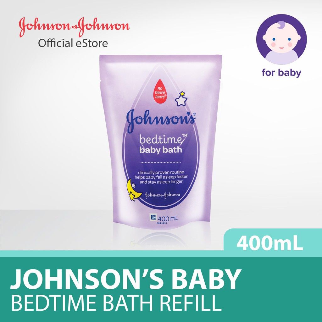 JOHNSONS BEDTIME BATH REFILL 400ML