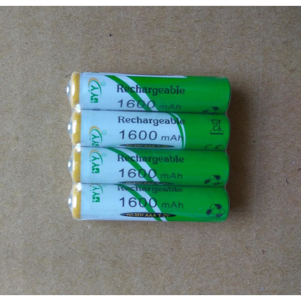 Batre a3 cas / Baterai A3 recharge / Battery Cas Rechargeable AAA 1600mAh dapat diisi ulang