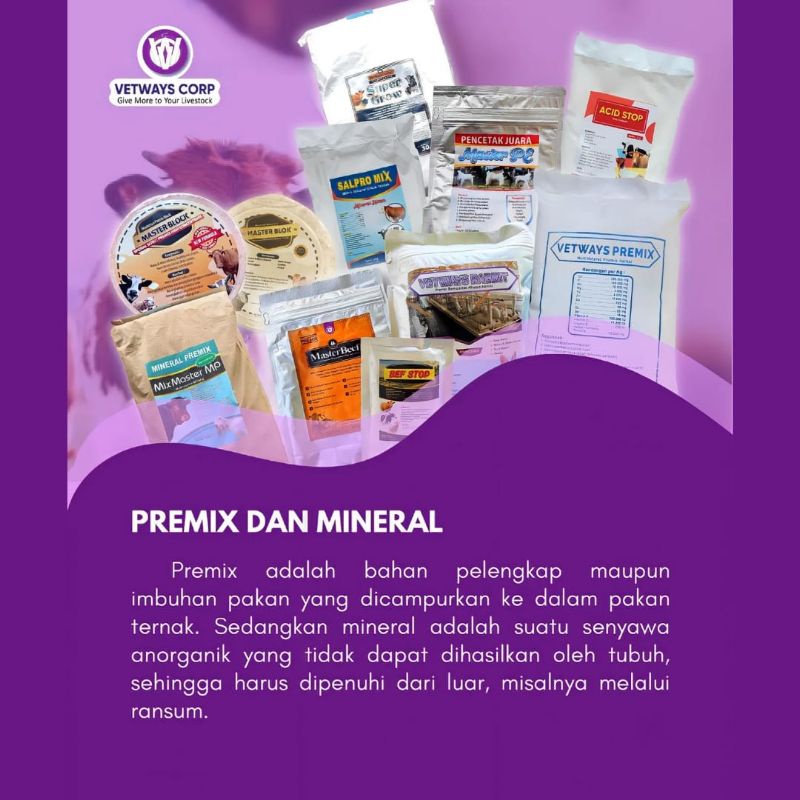 VETWAYS RABBIT 1 kg - VITAMIN PENGGEMUK KELINCI DAN BULU | Apoternak