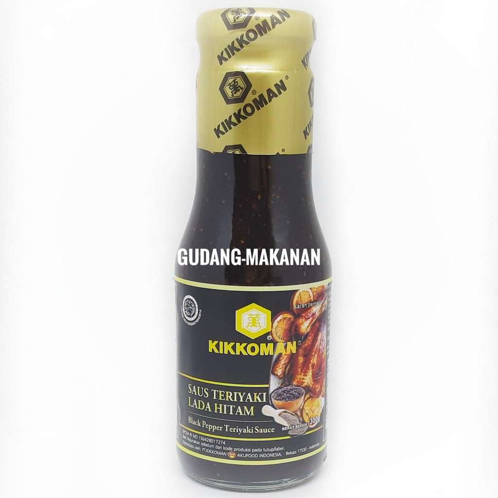

Kikkoman Saus Teriyaki Lada Hitam HALAL 300g