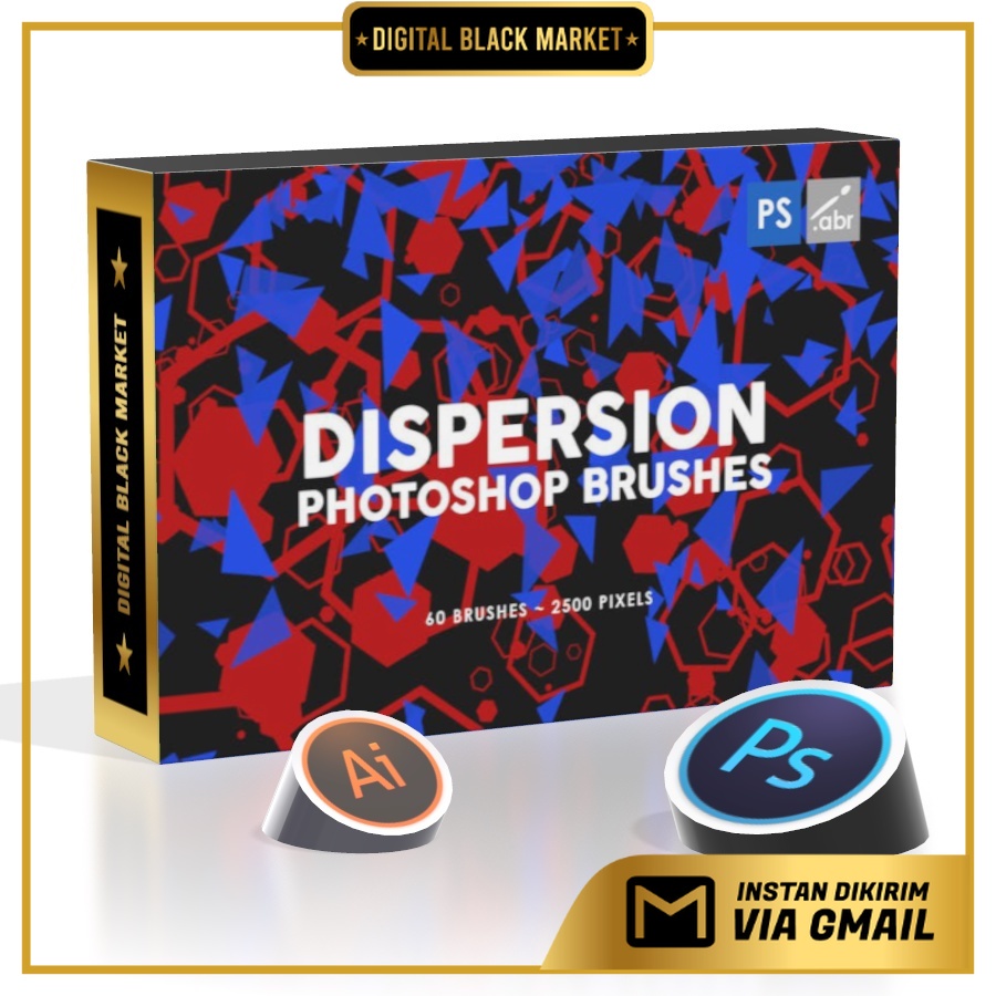 60 Dispersion - Photoshop Stamp Brushes