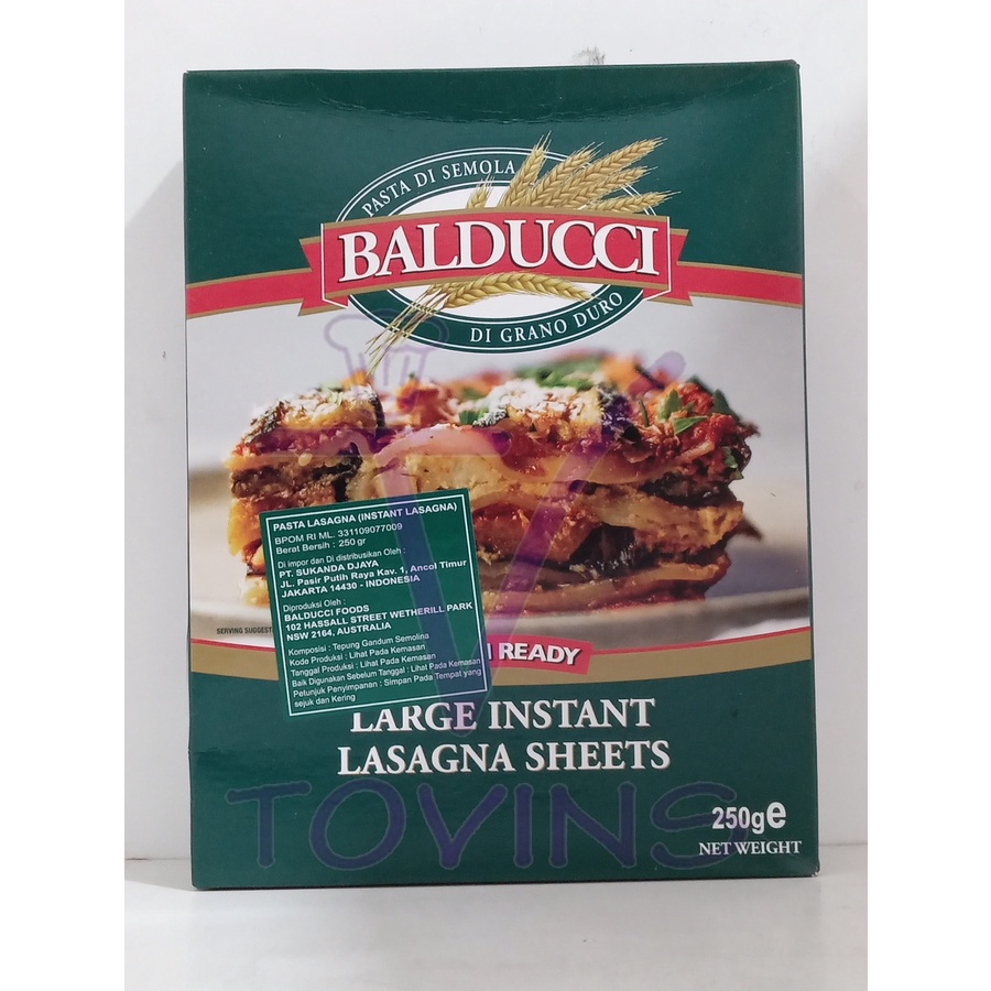 

PASTA LASAGNA INSTANT - BALDUCCI