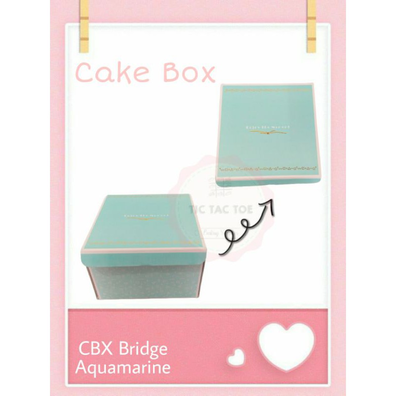 Cake box (1lbr) 25x25x17, box kue ulang tahun, box kue keren, box kue cantik