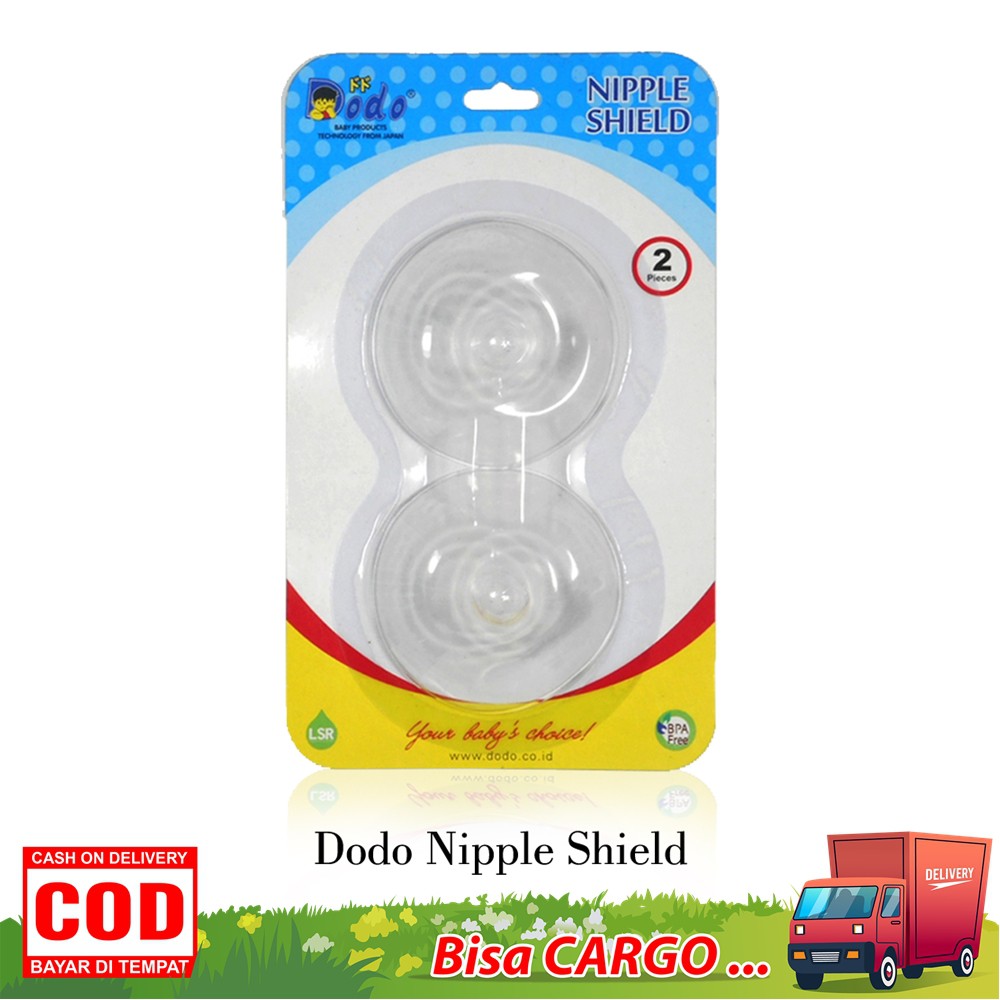 Dodo Nipple Shield Penyambung Puting untuk Ibu Menyusui saat memberi ASI
