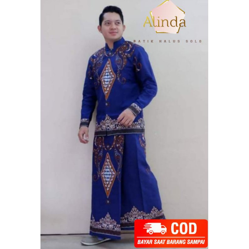 Fashion pakaian sarung (FREE GIFT) Koko batik,muslim pakaian,pakaian koko,fashion muslim pria-batik 