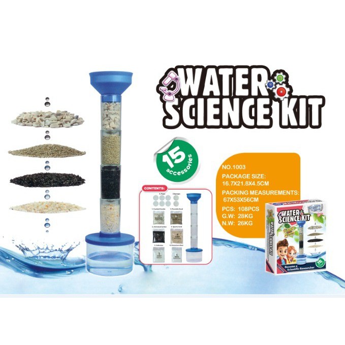 Mainan Edukasi-Water Science Kit-DIY Eksperimen