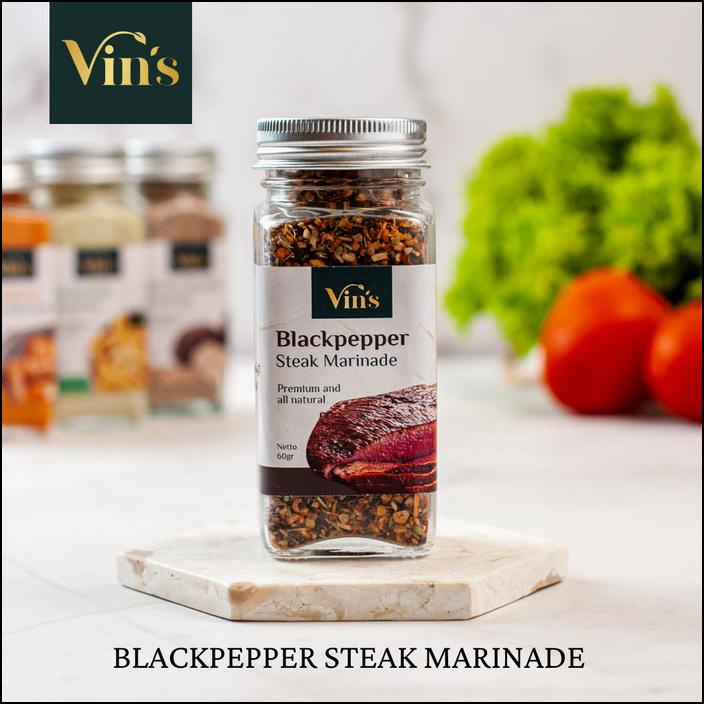 

PREMIUM BLACKPEPPER STEAK MARINADE / BUMBU MARINASI DAGING STEAK VINS