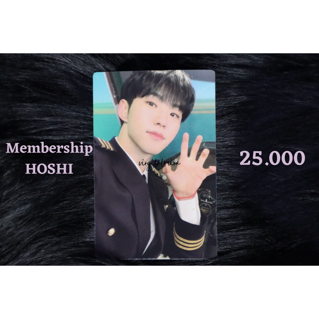 PC PHOTOCARD SEVENTEEN MEMBERSHIP 2020 HOSHI