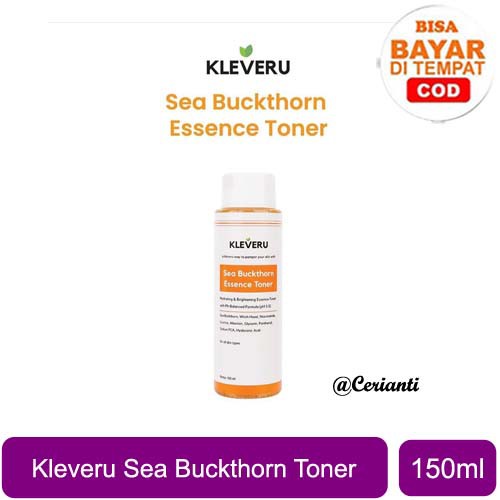 [RESMI]150ML KLEVERU Sea Buckthorn Essence Toner_Lynn Design